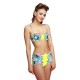 Woogoing WG81797y Retro High Waist Floral Pattern Bikini Set Yellow - Envío Gratuito