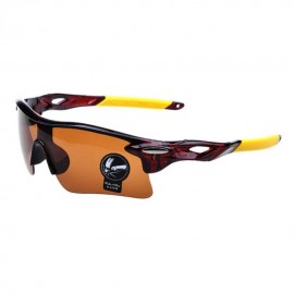 Sunglasses Unisexo Gafas de Sol Deportivo Actividades al Aire Libre Ciclismo OASAP-ES71328-Marrón - Envío Gratuito