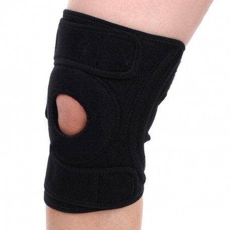 Elenxs Deportes Abrir la rótula de la rodilla Brace 4 resortes Soporte Wrap Protector de alta calidad - Envío Gratuito