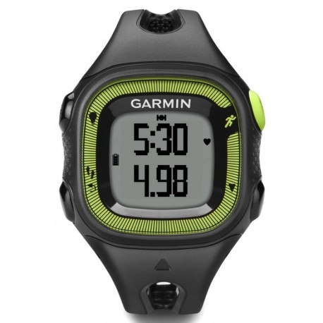 Reloj de Fracuencia Cardíaca Garmin Forerunner 15 con Banda-Negro con Verde - Envío Gratuito