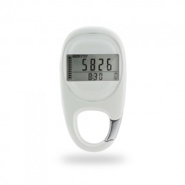 Step Count 3D Sensor pedometer(Blanco) - Envío Gratuito