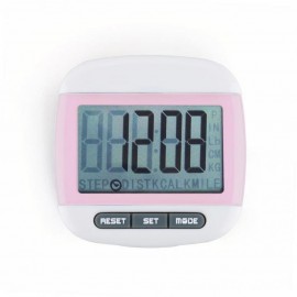 Mini LCD Pedometer (Rosa) - Envío Gratuito