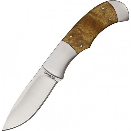 Browning Cuchillo Pursuit Cachas Burl Wood Con Funda - Envío Gratuito