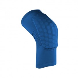 Rodilleras Antislip Deportes crashproof elástica fitness Honeycomb Pad baloncesto Pierna Larga Protector Blue & S Azul - Envío G