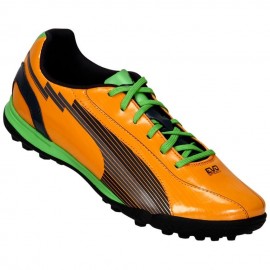 Tenis para Fútbol Rápido Puma evoSpeed 5 TF para Caballero - Naranja - Envío Gratuito