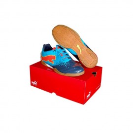 Tenis de Fútbol Puma 10265501-25-Azul con Rojo - Envío Gratuito