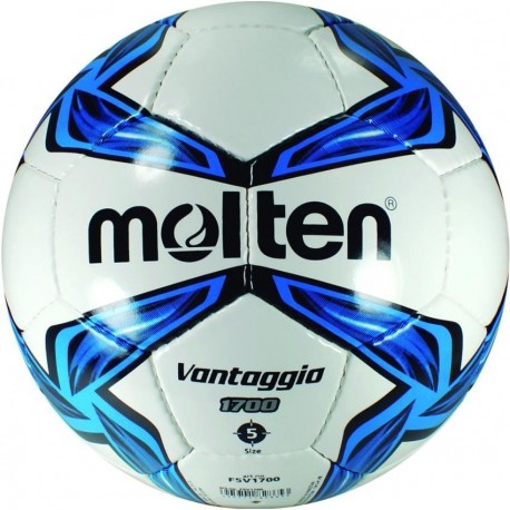 Balon Futbol Cosido a Mano Molten Vantaggio 5 - Azul - Envío Gratuito