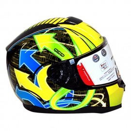 Casco MT Helmets Linxs Negro Amarillo - Envío Gratuito