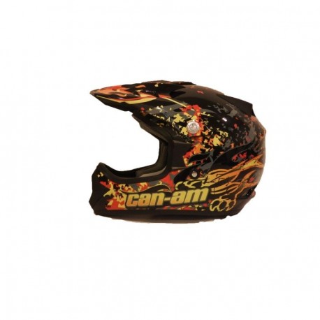 Casco CAN-AM Cross Volcano Junior negro talla M 51-51cm - Envío Gratuito