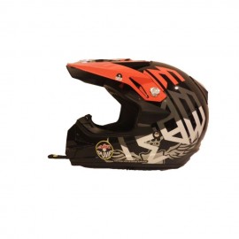 Casco CAN-AM XC-3 race ritual negro/naranja - Envío Gratuito