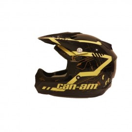 Casco CAN-AM X1 Cross-Negro con Amarillo - Envío Gratuito