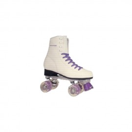 Patines Chicago para Dama-Blanco con Morado - Envío Gratuito