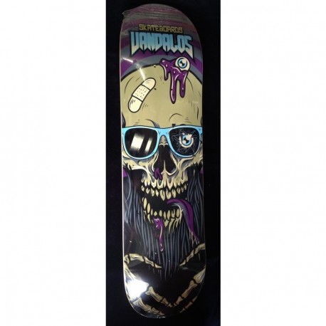 tabla vandalos skate zombie morado - Envío Gratuito