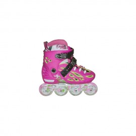 Patines Freeskate Roadshow-Rosa con amarillo - Envío Gratuito