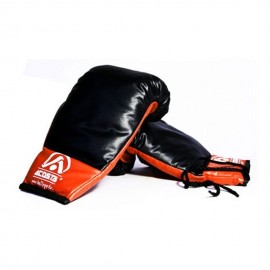 Guantes para Box Acosta Juveniles-Negro con naranja - Envío Gratuito