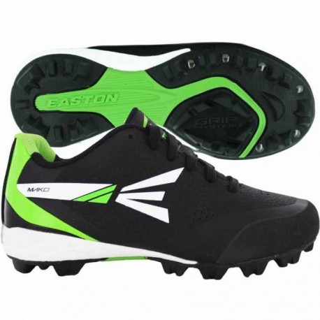 Spikes Easton Mako YTH Negro-Verde 19 - Envío Gratuito