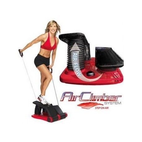 Airclimber Eliptica Con Contador Digital - Escaladora Air AIRCLIMBER-Rojo - Envío Gratuito