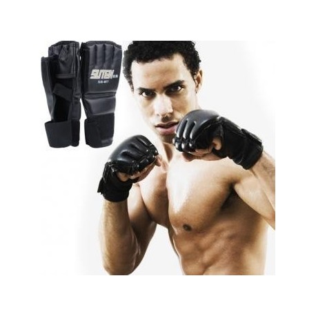 1 par fresco MMA Muay tailandés Guantes de Entrenamiento Saco de Boxeo La mitad de los mitones Sparring Boxing Gym - Envío Gratu