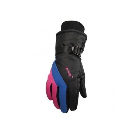 GUANTES DEPORTIVOS DE INVIERNO PARA HOMBRE MUJER AZUL+ROJO - Envío Gratuito