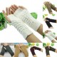 Wishmart Unisex Guantes suaves Mitones de calentador de brazo en invierno - Clarete - Envío Gratuito