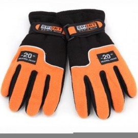 Elenxs Snowboard Cálido Invierno Mujeres Esquí Montar Motocicleta Guantes nueva naranja - Envío Gratuito