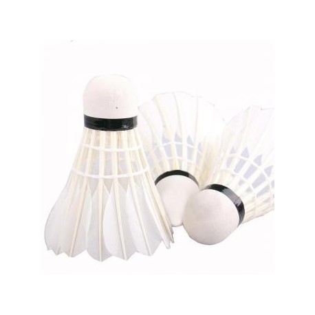 12 uds pluma de ganso Deportes Badminton Volantes de entrenamiento - Envío Gratuito