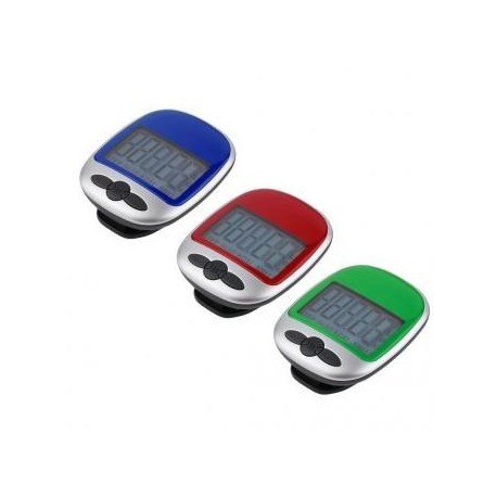 LCD saludable podómetro Monitor de Ejercicio Paso Contador Ayuda Dieta de Deportes Azul EH - Envío Gratuito