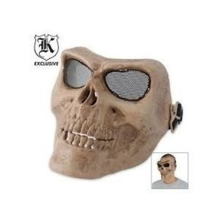 Careta Tactica De Gotcha Militar Mercenario Calavera Byteshop - Envío Gratuito