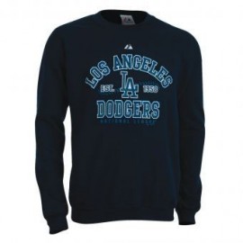 Sudadera Majestic LA Dodgers Sweatshirt-Azul - Envío Gratuito