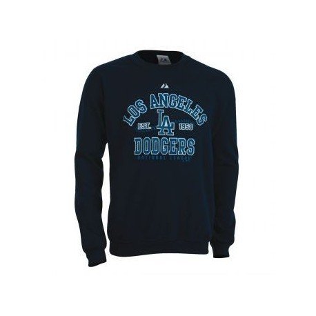 Sudadera Majestic LA Dodgers Sweatshirt-Azul - Envío Gratuito