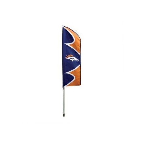 NFL Denver Broncos Swooper Flag and Pole - Envío Gratuito