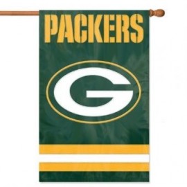 Green Bay Packers Applique Banner Flag - Envío Gratuito