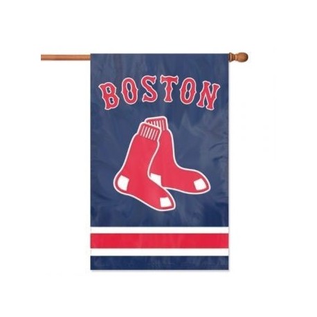 MLB Boston Red Sox Applique Banner Flag - Envío Gratuito