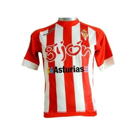 Jersey Sporting de Gijón Local Kappa K124SG Temp 2013 - Envío Gratuito