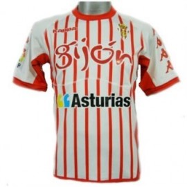 Jersey Sporting de Gijón Local Temp 2011-2012 K120SG Slim Fit Rayas - Envío Gratuito