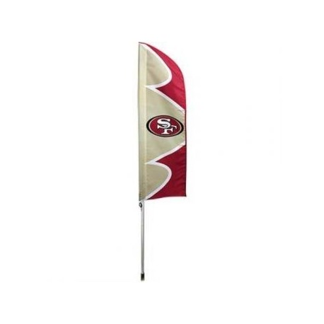 Party Animal 49ers Swooper Flag And Pole Sporting Goods - Envío Gratuito