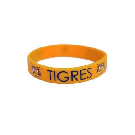 Pulsera de Silicón Tigres-Amarillo - Envío Gratuito