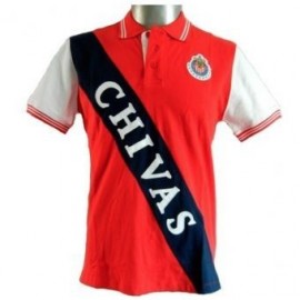 Playera Polo Chivas MCV3443 Roja - Envío Gratuito