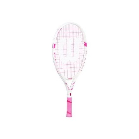 Raqueta Infantil Wilson WRT22350U 21" R.TEN-Rosa con Blanco - Envío Gratuito