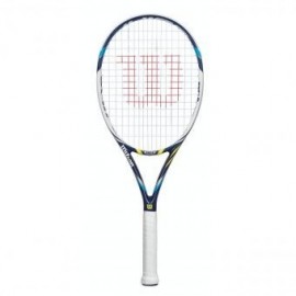 Raqueta de Tenis Wilson Juice 100S-Negro con Blanco - Envío Gratuito