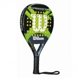 Raqueta Wilson Carbon Force WRT9593002 para Padel-Negro con Verde - Envío Gratuito