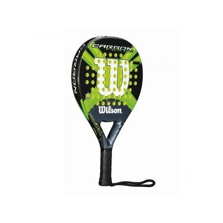 Raqueta Wilson Carbon Force WRT9593002 para Padel-Negro con Verde - Envío Gratuito