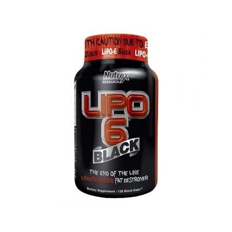 Quemador de Grasa Lipo 6 Black de Nutrex - Envío Gratuito