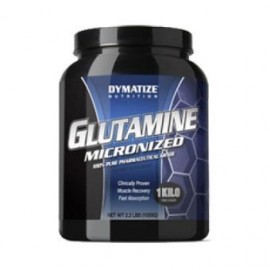 Glutamina Dymatize en polvo 1kg sin sabor 222 servicios. - Envío Gratuito