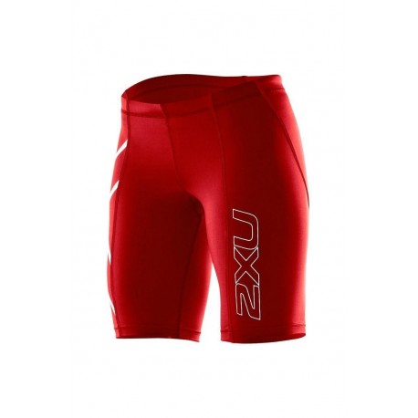 Short de Compresión 2XU Rojo (dama) - Envío Gratuito